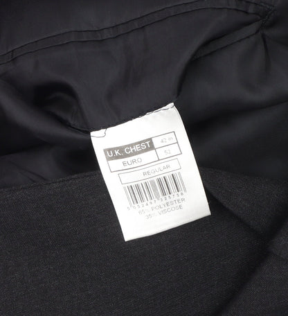 Mens UK Size 42 Thomas Nash Regular Grey Suit Jacket