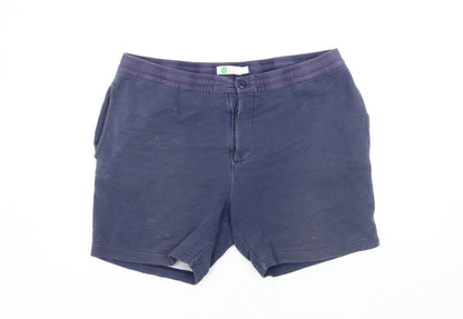 Boden Men's Blue Knit Casual Shorts, Size L