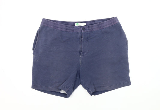 Boden Men's Blue Knit Casual Shorts, Size L