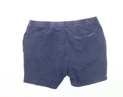 Boden Men's Blue Knit Casual Shorts, Size L
