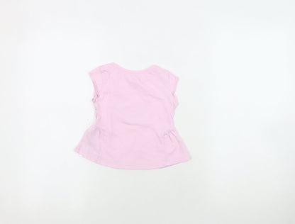 Converse Girls Pink Graphic T-Shirt, 24 Months