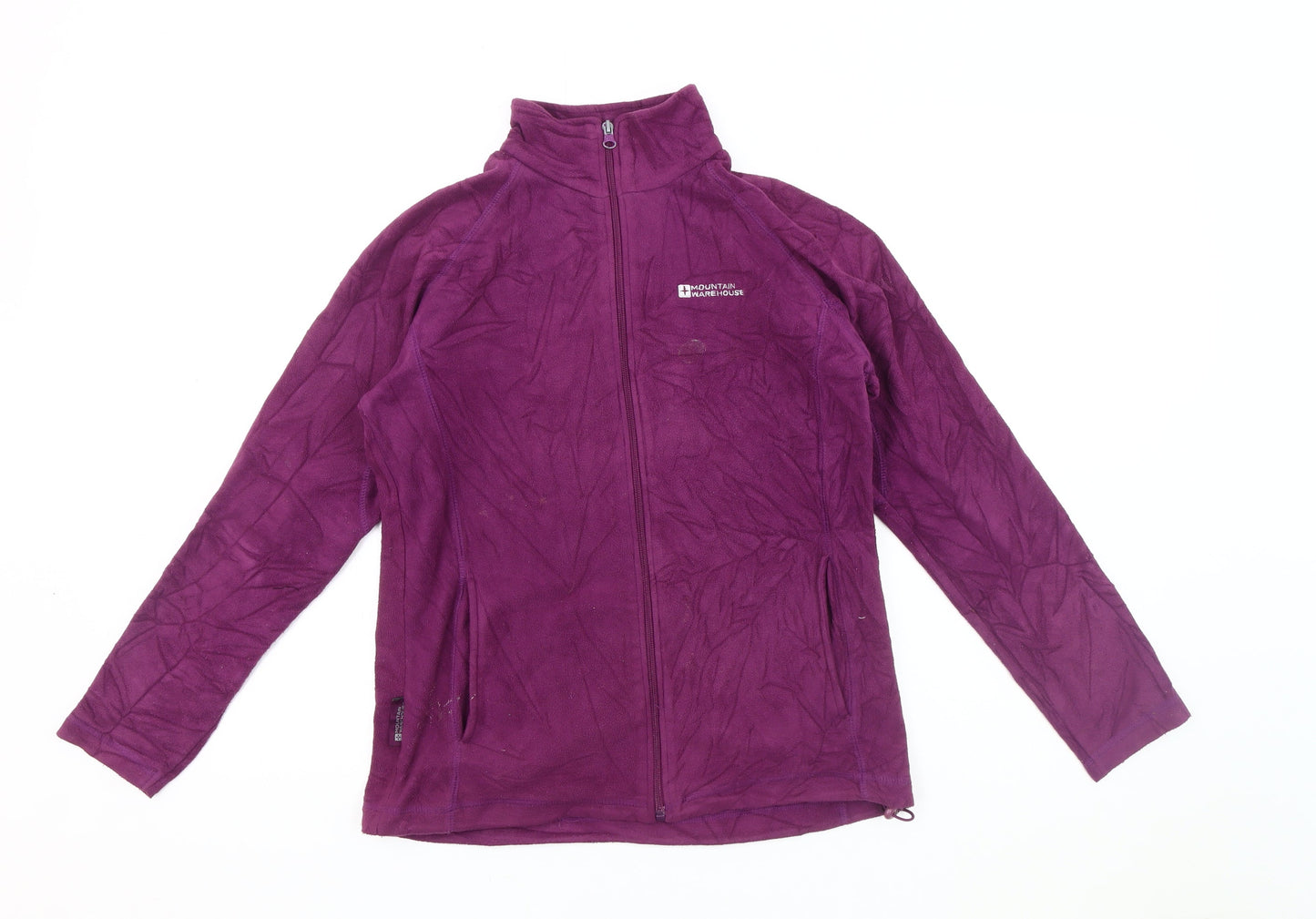 Mountain Warehouse Women's Purple Fleece Jacket Size 8