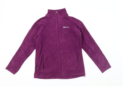 Mountain Warehouse Women's Purple Fleece Jacket Size 8