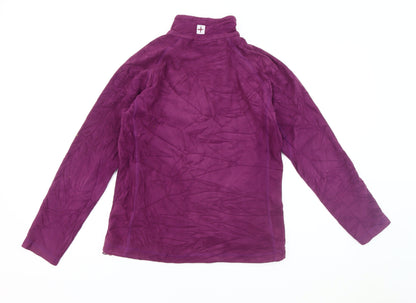 Mountain Warehouse Women's Purple Fleece Jacket Size 8