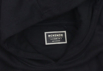 McKenzie Boys Black Pullover Hoodie Size 8-10 Years