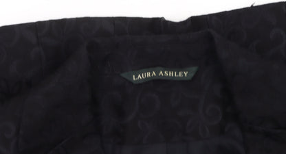 Womens UK Size 10 Laura Ashley Regular Black Blazer