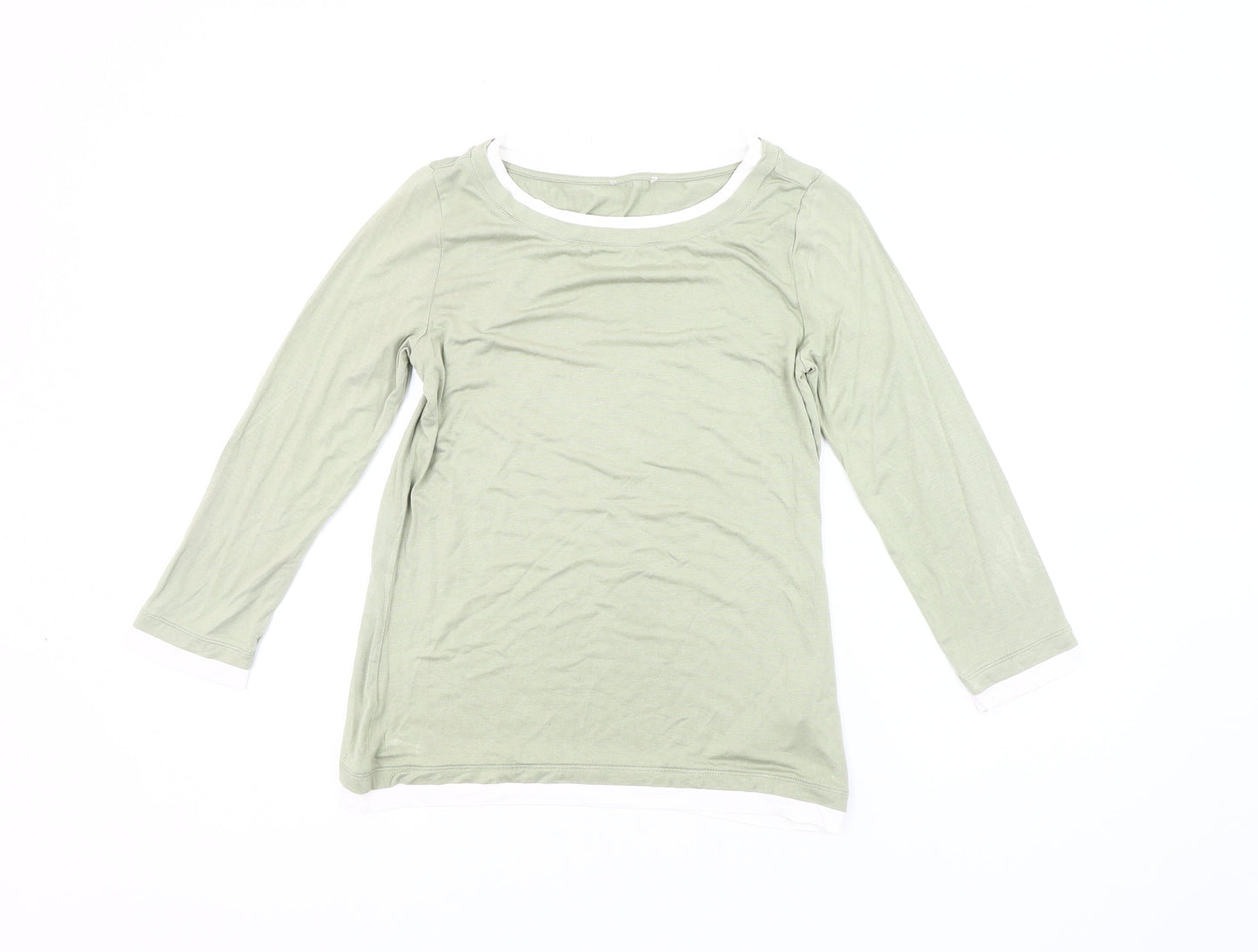 Womens UK Size XS Hobbs Green Basic T-Shirt