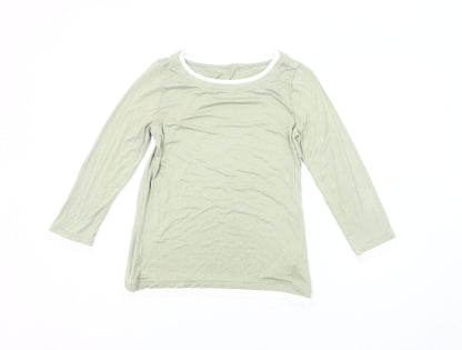 Womens UK Size XS Hobbs Green Basic T-Shirt