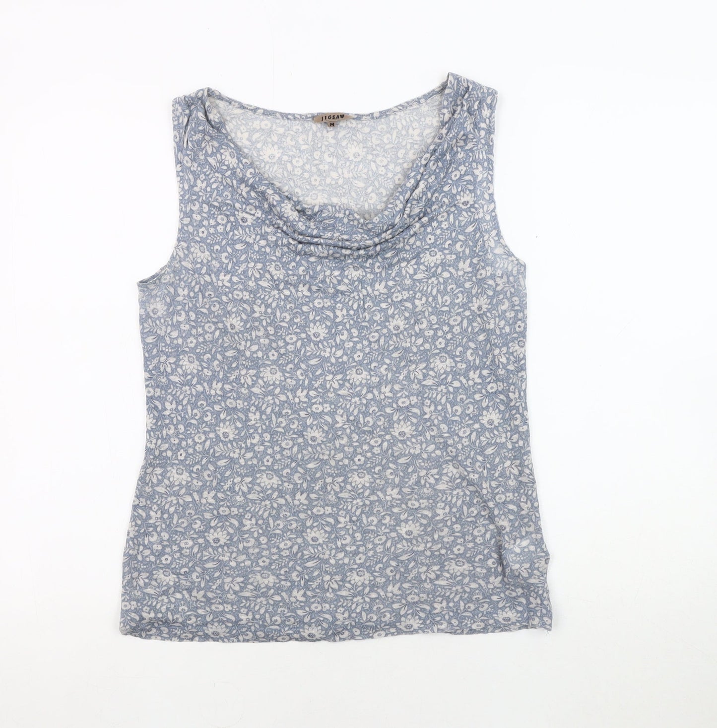 Womens UK Size M Jigsaw Blue Camisole Tank