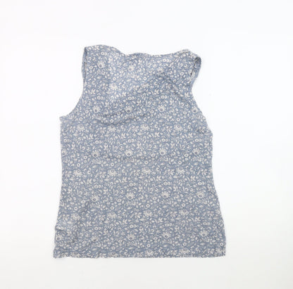 Womens UK Size M Jigsaw Blue Camisole Tank
