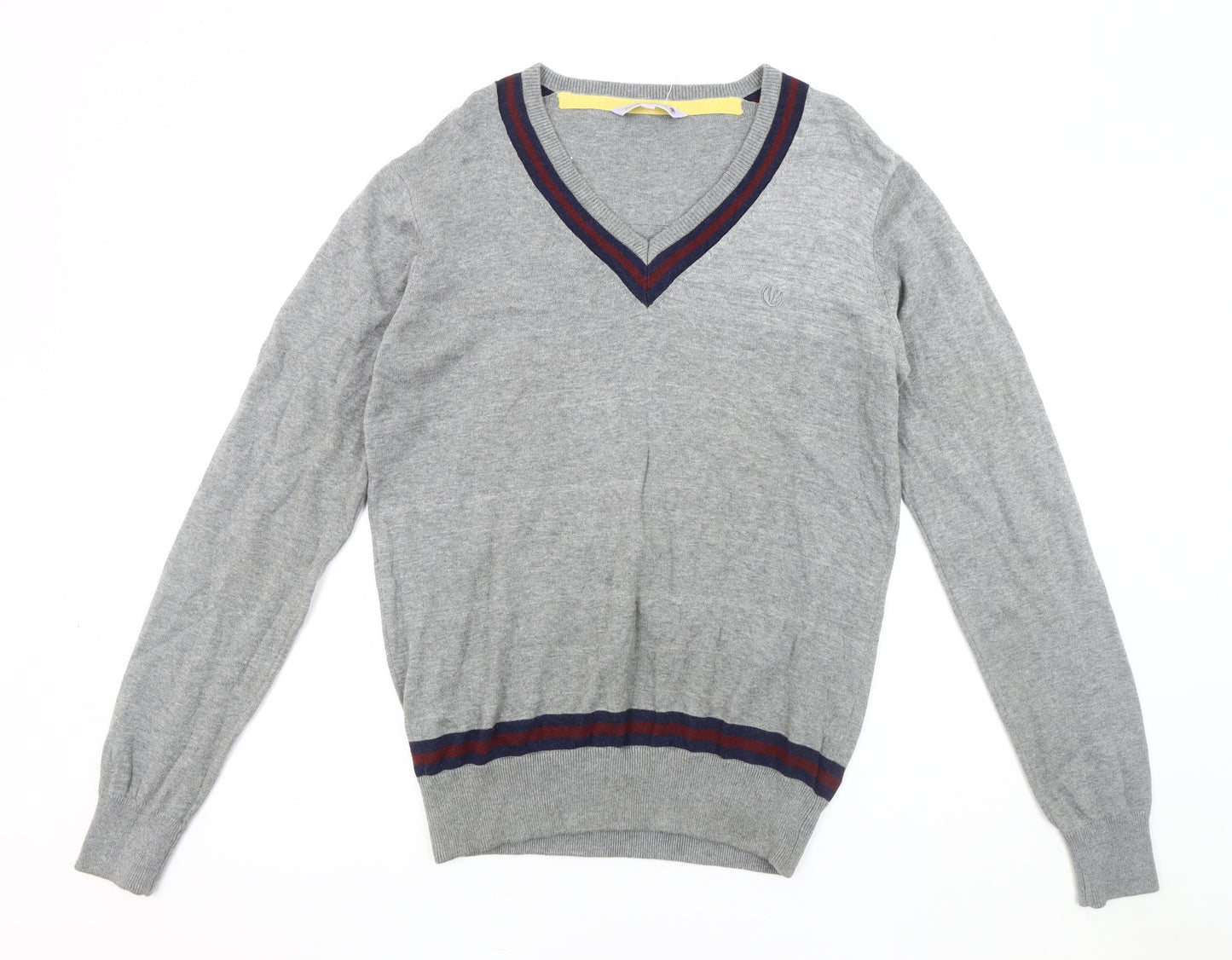 Fat Face Men's Grey Pullover Jumper, Medium Size