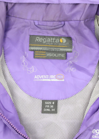 Womens UK Size 8 Regatta Purple Rain Coat