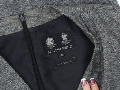 Austin Reed Women's Grey Business Dress, Size 12