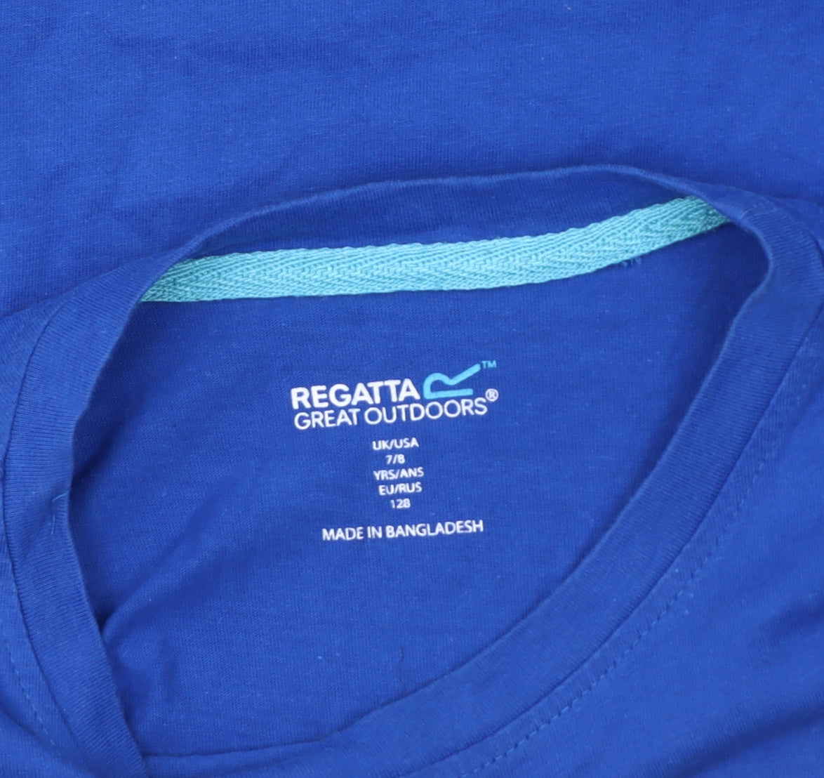 Regatta Boys Blue Graphic T-Shirt 7-8 Years
