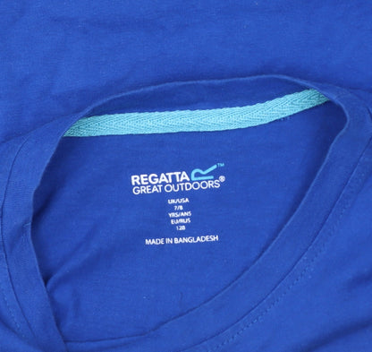 Regatta Boys Blue Graphic T-Shirt 7-8 Years
