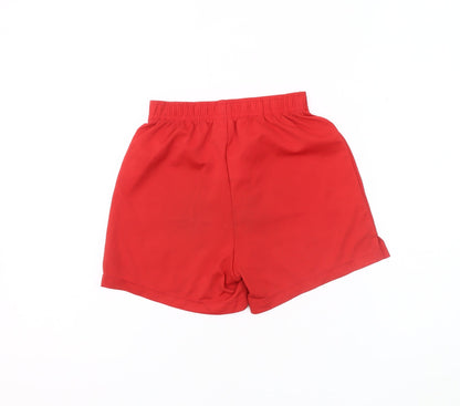 Sondico Boys' Red Athletic Shorts 5-6 Years - Football Activewear