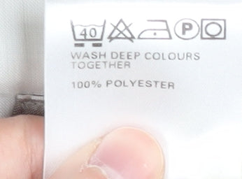 Marks and Spencer Grey Men's Trousers, Size 32, Wrinkle Resistant