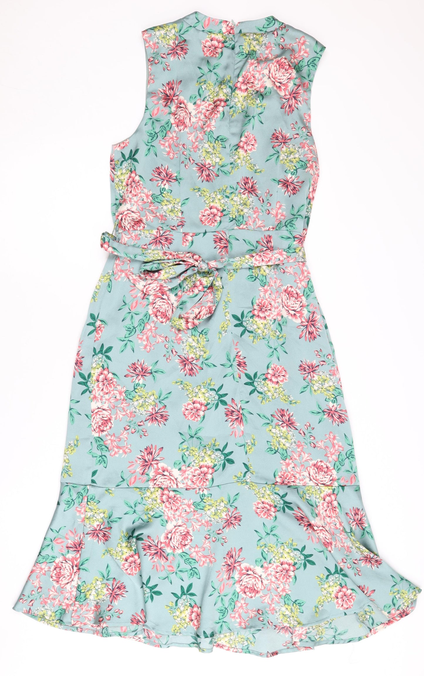 Mela London Women's Multicoloured Floral Wrap Dress