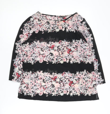 Womens UK Size 8 Select Multicoloured Basic Blouse