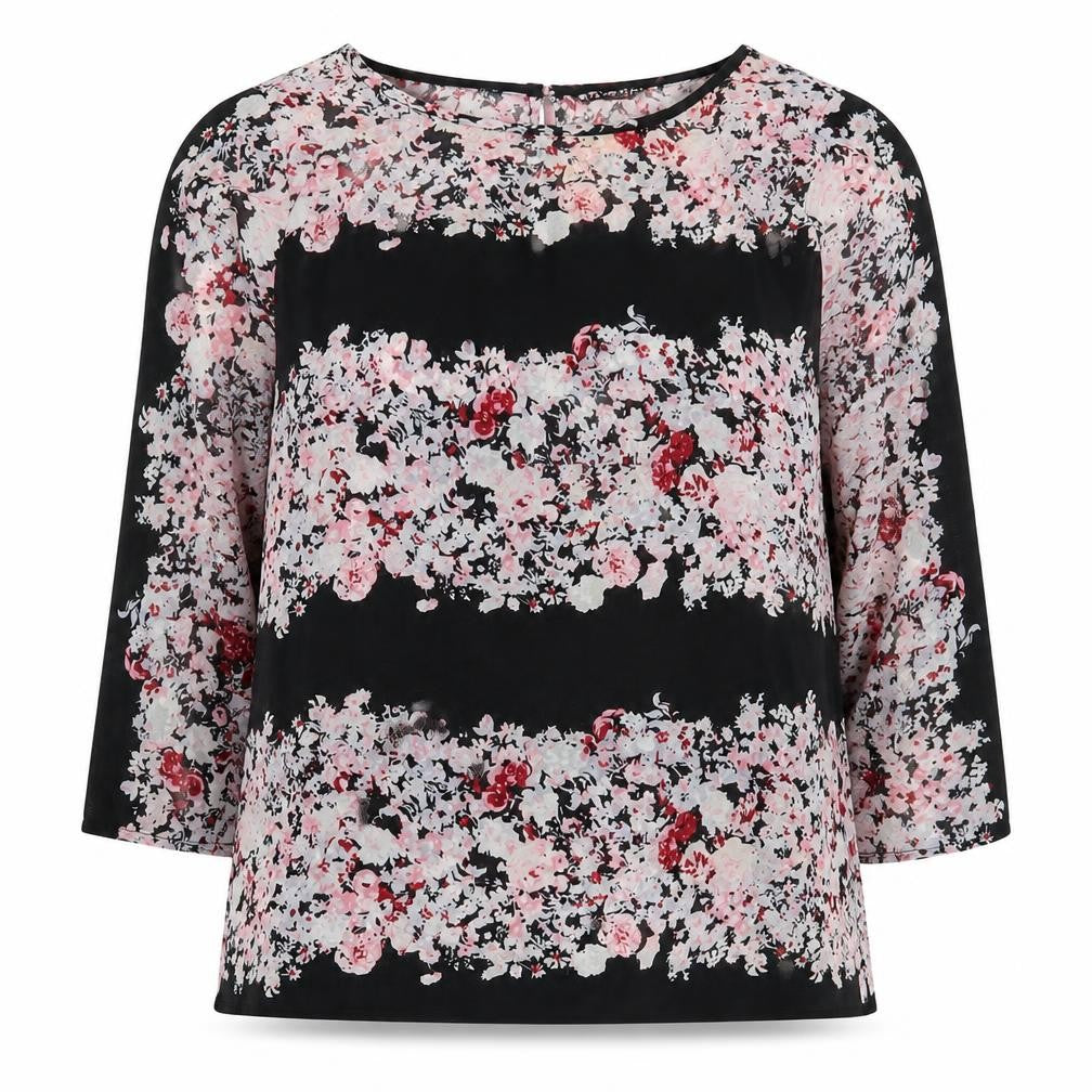 Womens UK Size 8 Select Multicoloured Basic Blouse