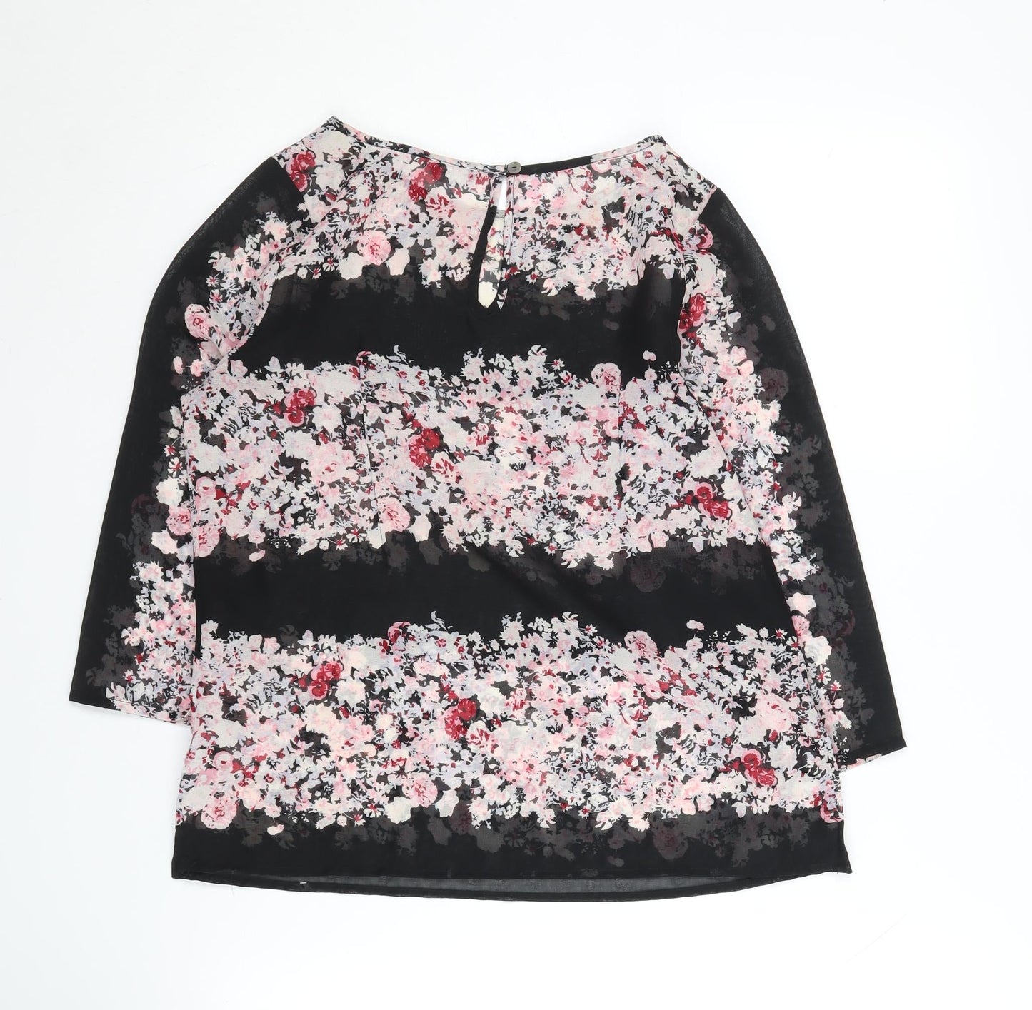 Womens UK Size 8 Select Multicoloured Basic Blouse