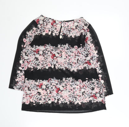 Womens UK Size 8 Select Multicoloured Basic Blouse
