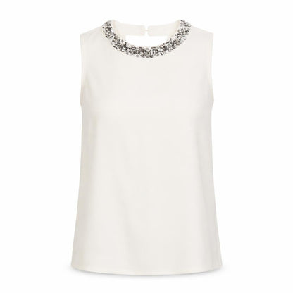 Womens UK Size 8 NEXT Ivory Basic Blouse