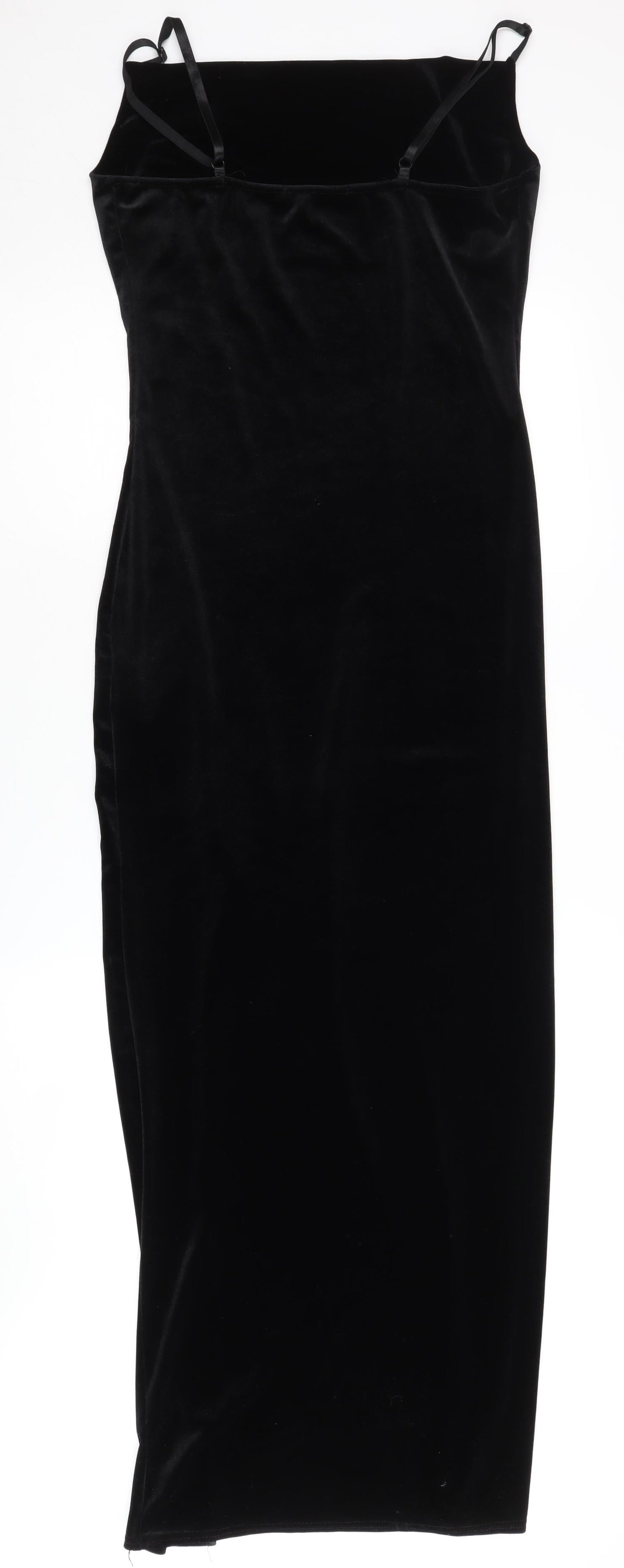 Quiz Women's Black Long Bodycon Dress Size 12