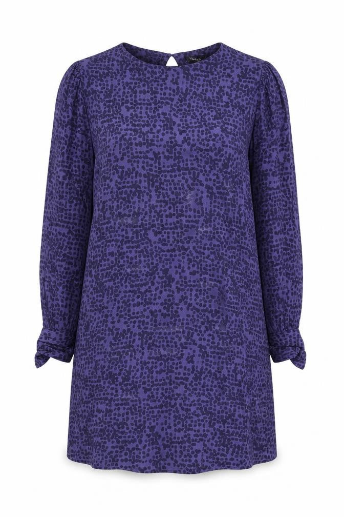 Next Women's Purple Long Sleeve Dress - Size 10