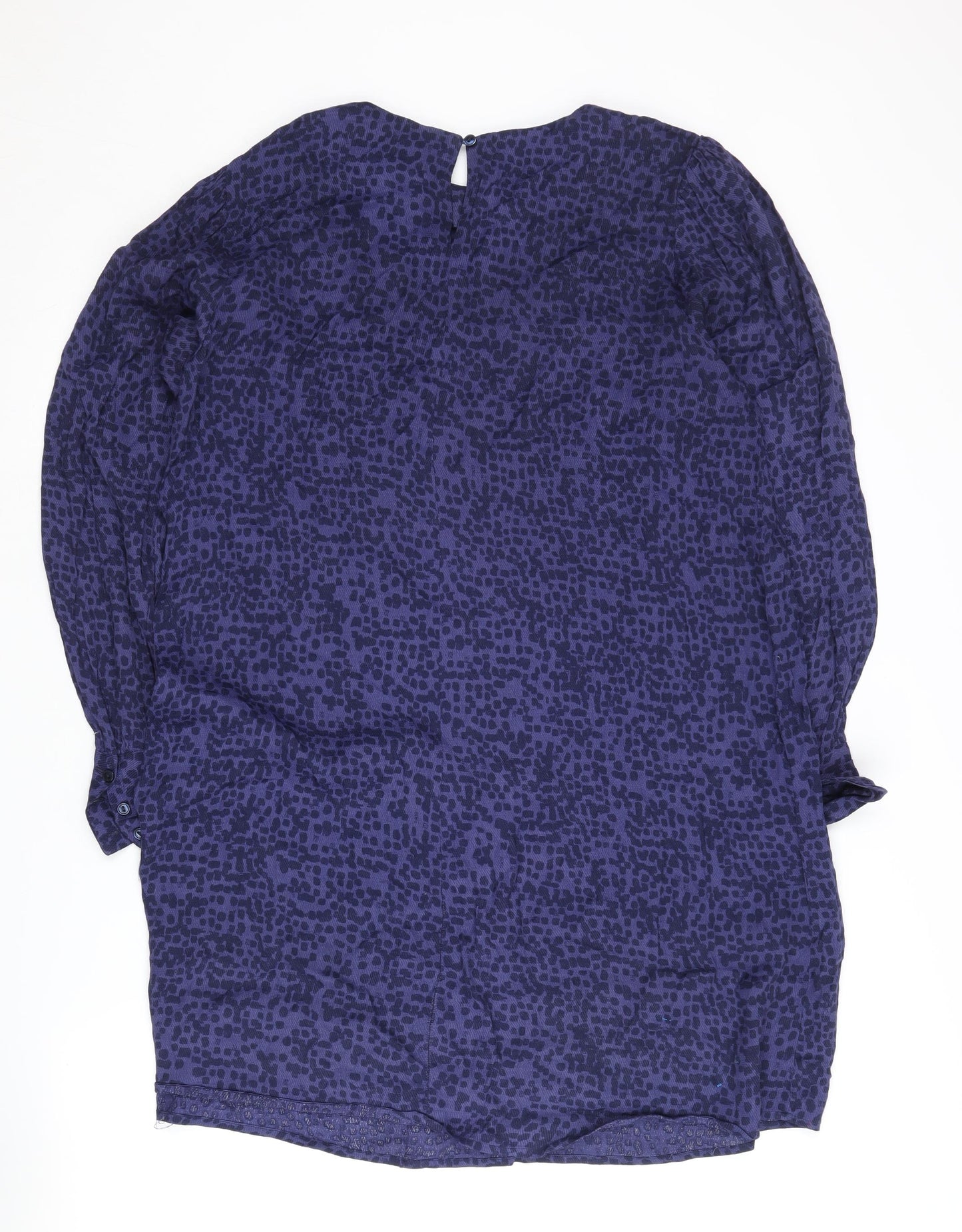 Next Women's Purple Long Sleeve Dress - Size 10