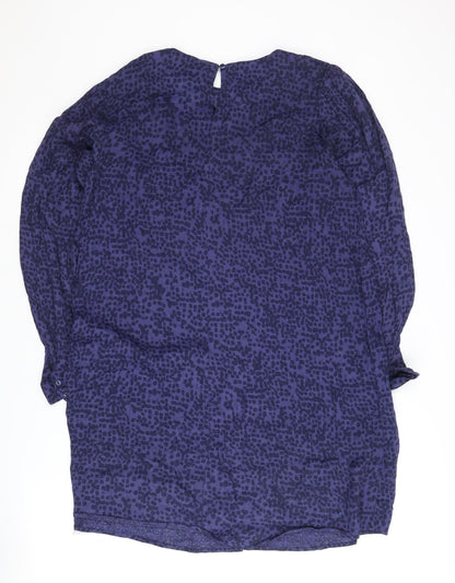 Next Women's Purple Long Sleeve Dress - Size 10