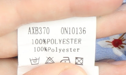 AX Paris Women's Blue Floral Dress Size 14