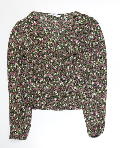 Womens UK Size 12 MNG Multicoloured Basic Blouse