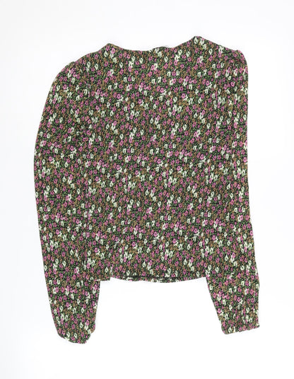 Womens UK Size 12 MNG Multicoloured Basic Blouse