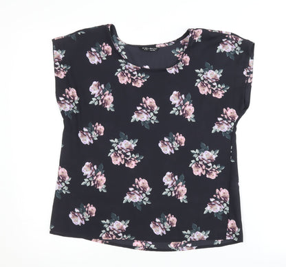 Womens UK Size 6 Select Black Basic Blouse