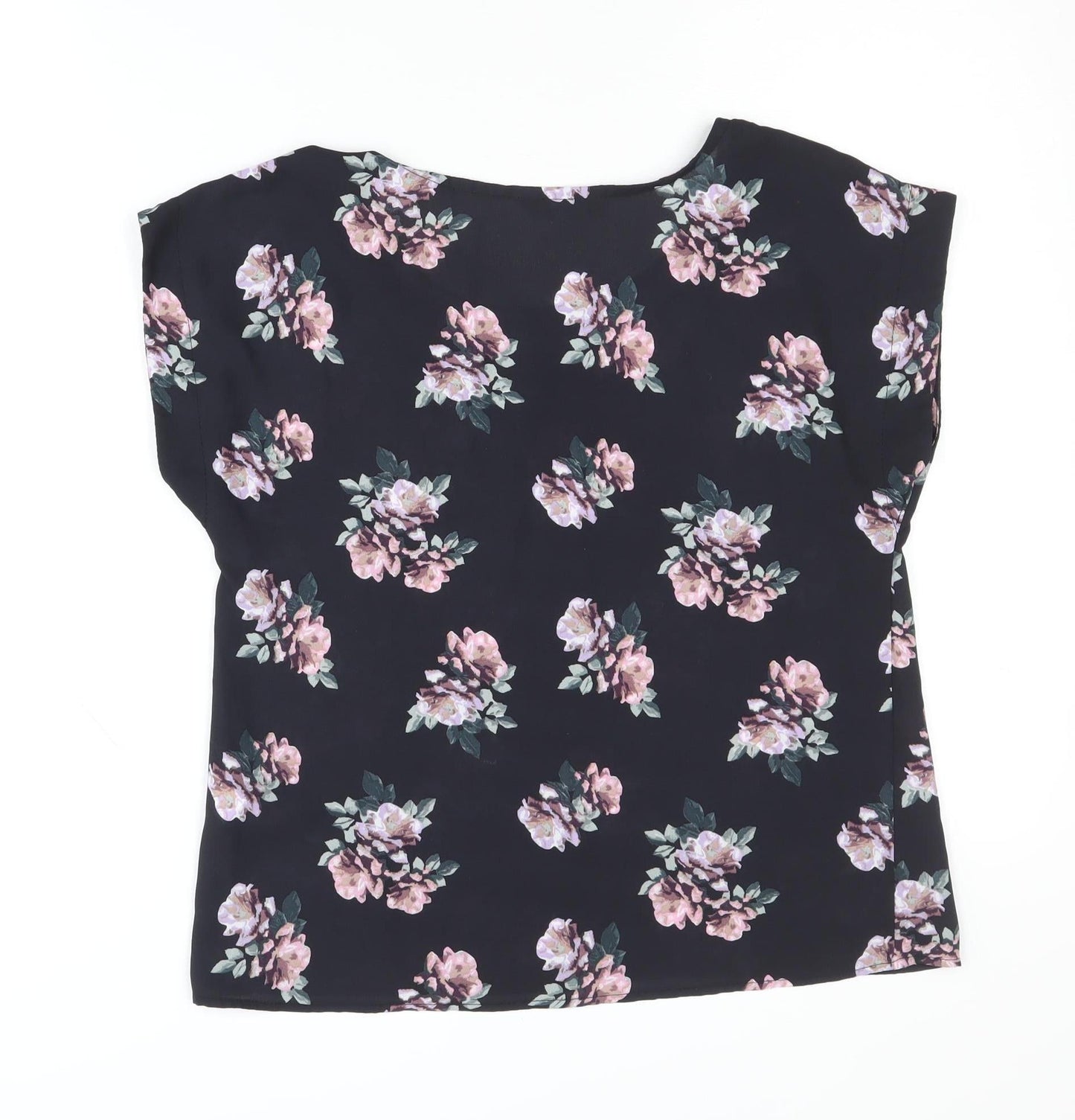 Womens UK Size 6 Select Black Basic Blouse