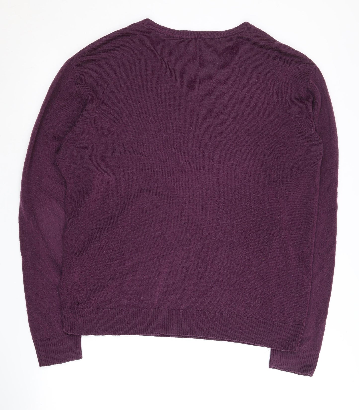 Oak Valley Heritage Men’s Purple V-Neck Pullover L