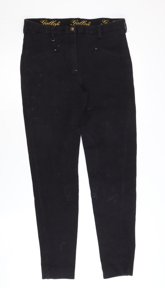 Gallop Women's Black Riding Trousers Size 8