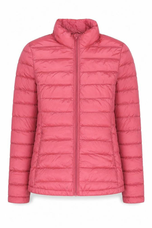 Womens UK Size S Coercion Red Puffer Jacket