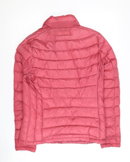 Womens UK Size S Coercion Red Puffer Jacket