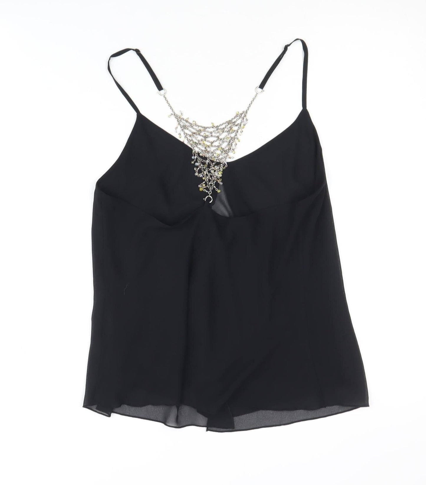 Womens UK Size 12 Marks and Spencer Black Camisole Blouse