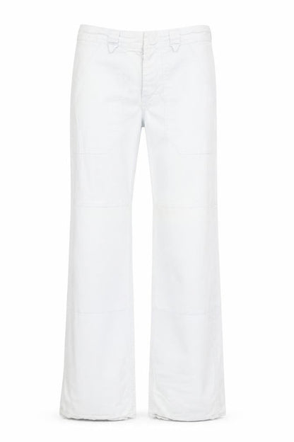 Joseph Women's White Trousers - Size S, Cotton, Zip