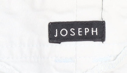 Joseph Women's White Trousers - Size S, Cotton, Zip