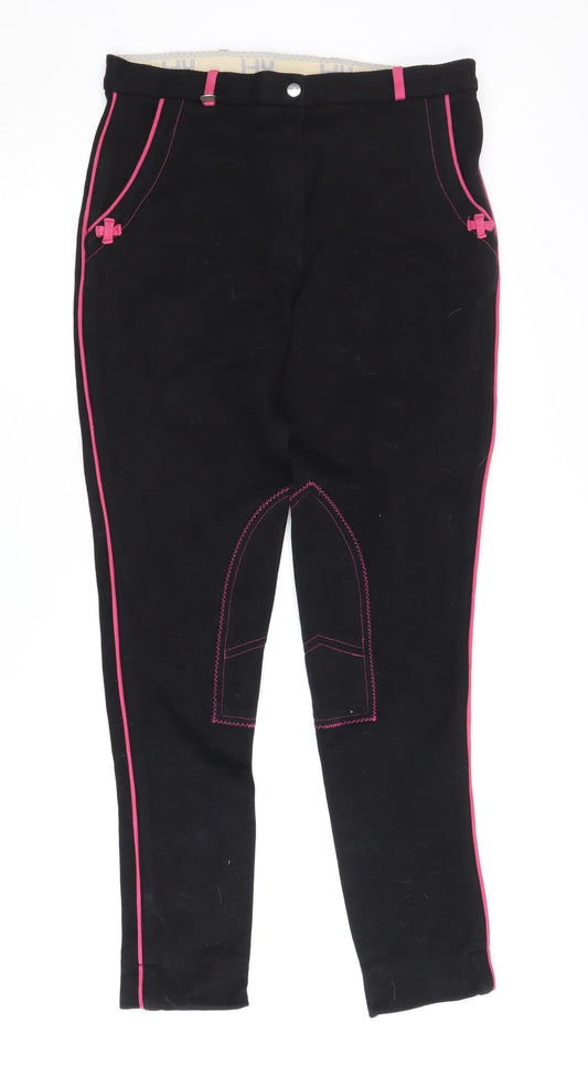 HY Performance Women's Black Skinny Trousers, Size 4