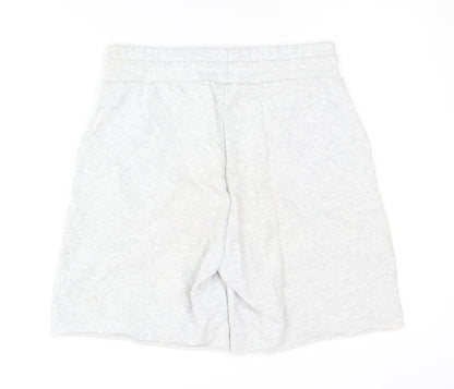 STR Men's Grey Jersey Shorts, Size M, Casual Style