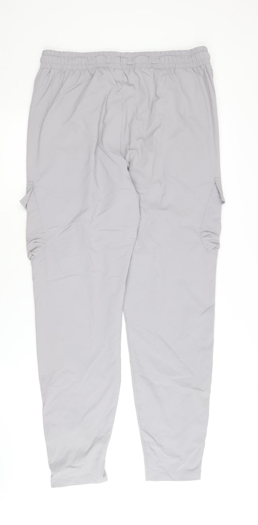 Man Men's Grey Jogger Trousers XL with Pockets