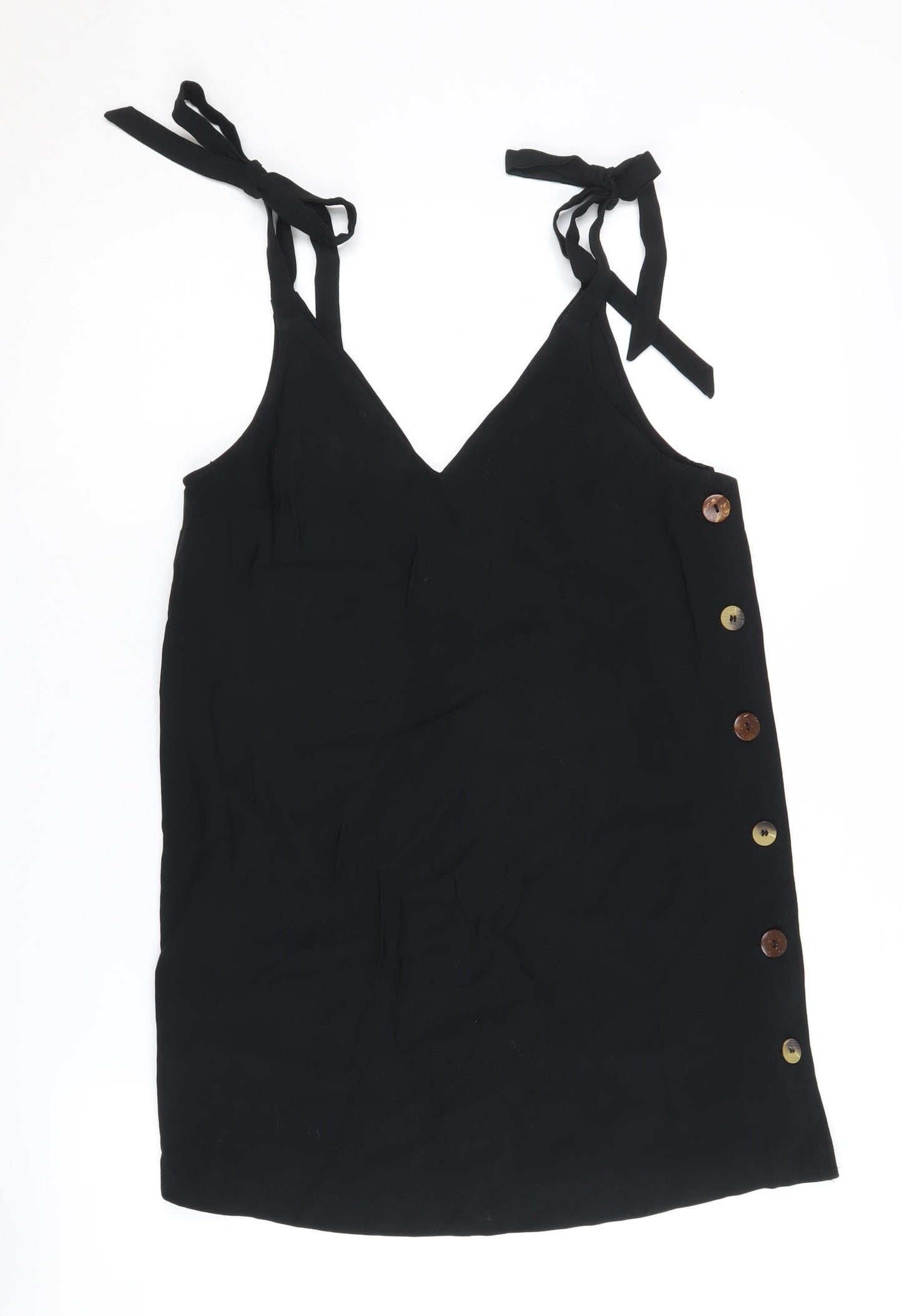 Womens UK Size 6 Topshop Black Camisole Tank