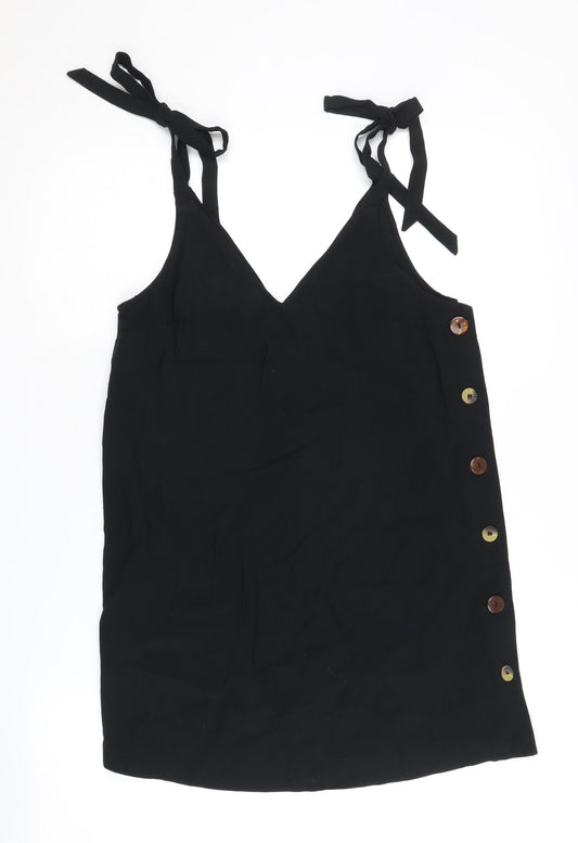 Womens UK Size 6 Topshop Black Camisole Tank