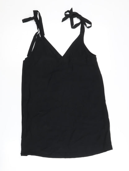 Womens UK Size 6 Topshop Black Camisole Tank