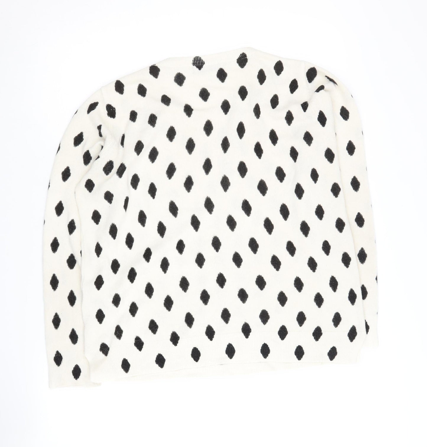 Womens UK Size 16 Marks and Spencer Ivory Pullover Jumper